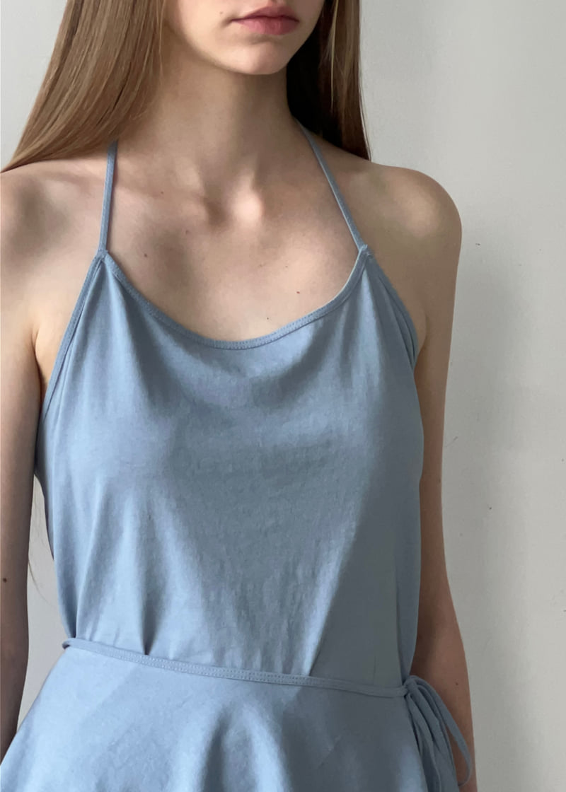 Another Avenue - Korean Women Fashion - #womensfashion - Halter Wrap Sleeveless Top - 8