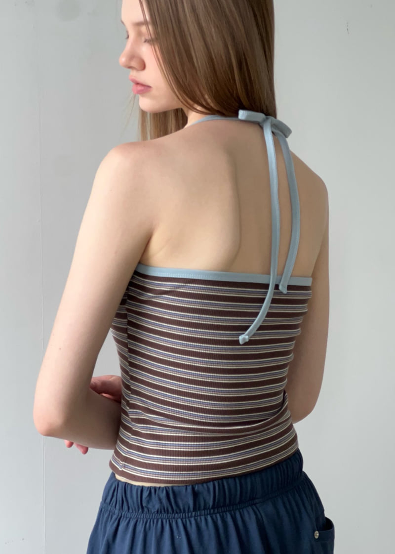 Another Avenue - Korean Women Fashion - #momslook - Sunset Line Halter Top - 4