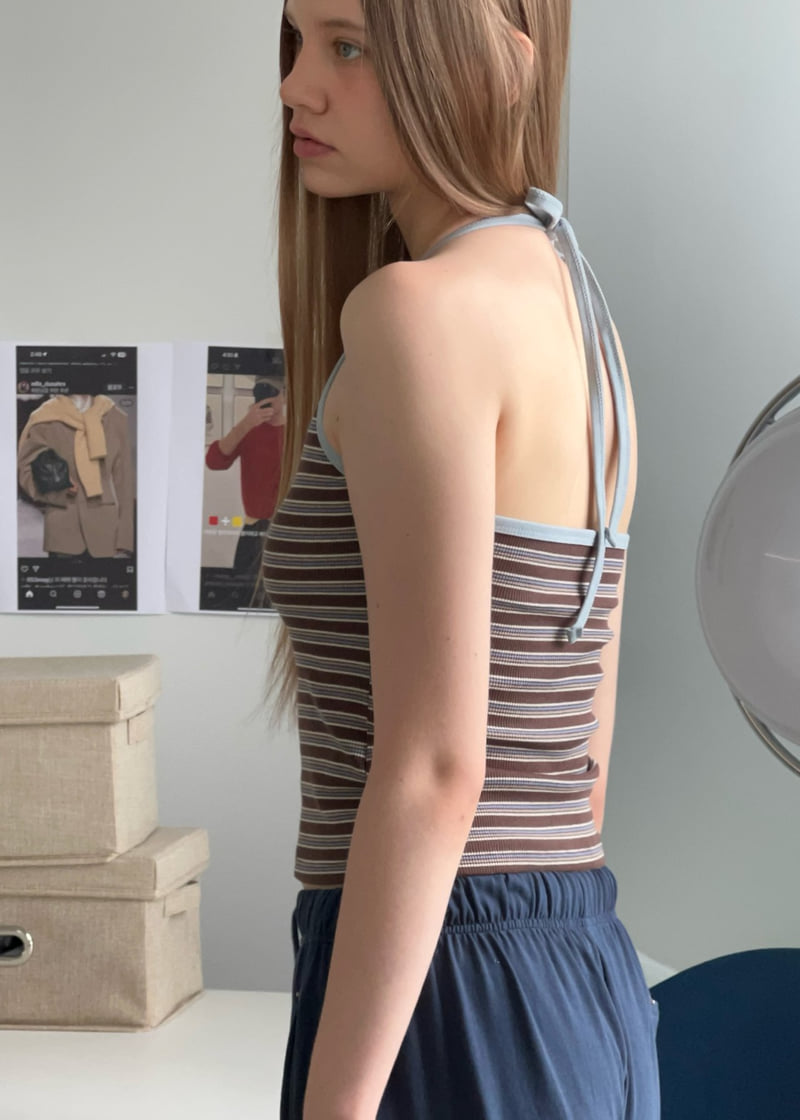 Another Avenue - Korean Women Fashion - #womensfashion - Sunset Line Halter Top - 8