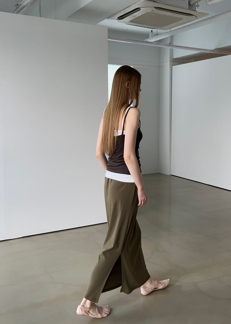 Another Avenue - Korean Women Fashion - #womensfashion - Slit Long Skirt - 11