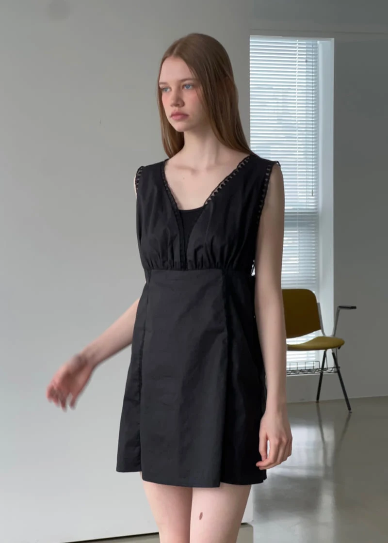 Another Avenue - Korean Women Fashion - #womensfashion - Deep V One-piece - 10
