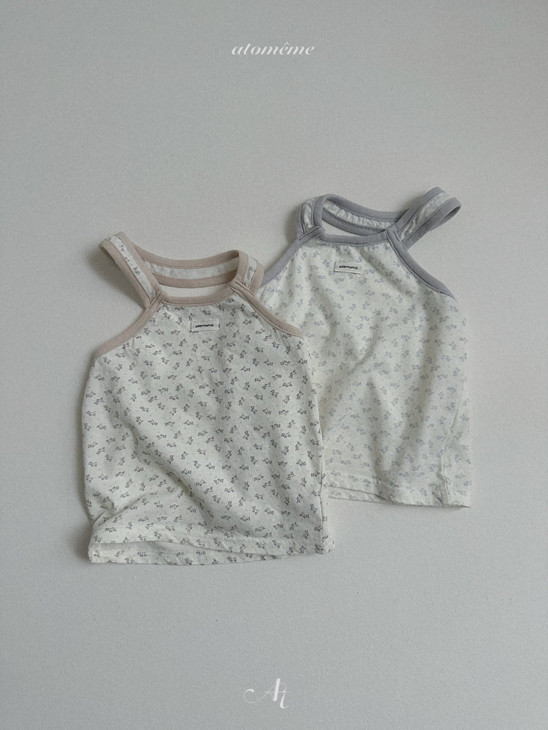 Atomeme - Korean Children Fashion - #kidzfashiontrend - Rene Sleeveless Top (Flower)