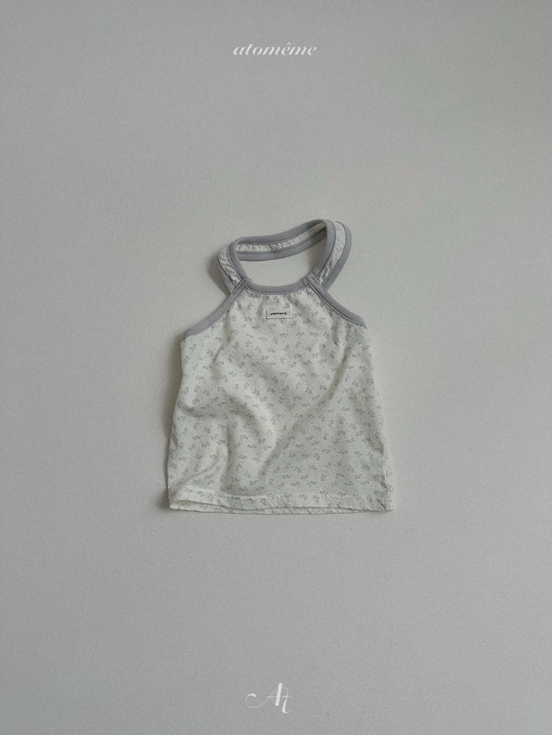 Atomeme - Korean Children Fashion - #littlefashionista - Rene Sleeveless Top (Flower) - 4