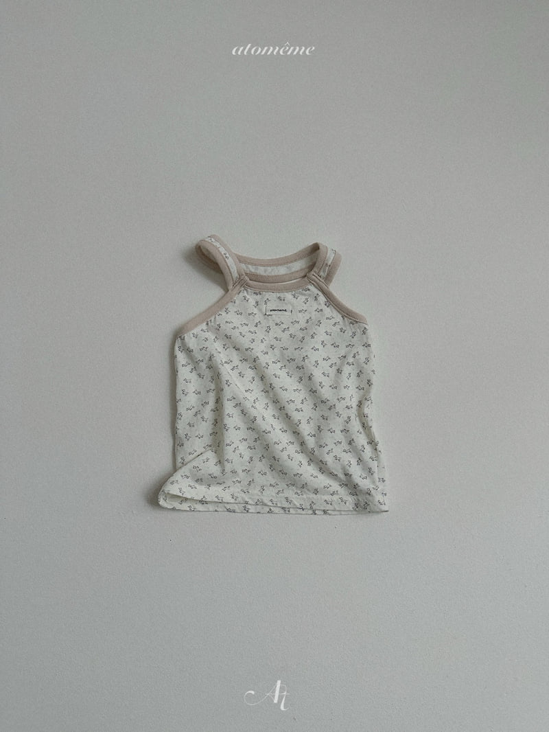 Atomeme - Korean Children Fashion - #minifashionista - Rene Sleeveless Top (Flower) - 5