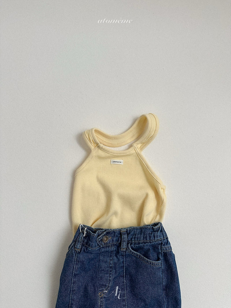 Atomeme - Korean Children Fashion - #prettylittlegirls - Rene Sleeveless Top (Ribbed) - 8