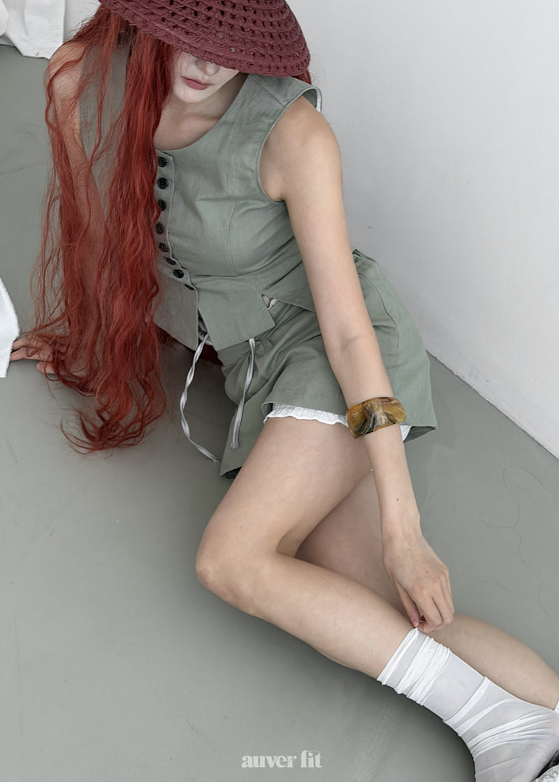 Auver_Fit - Korean Women Fashion - #momslook - Linen Slip Skirt