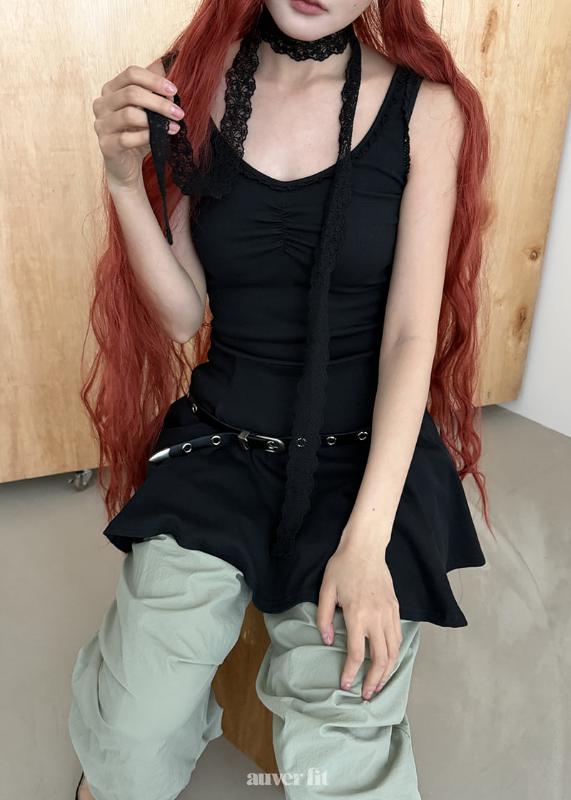 Auver_Fit - Korean Women Fashion - #momslook - Mango Lace One-piece