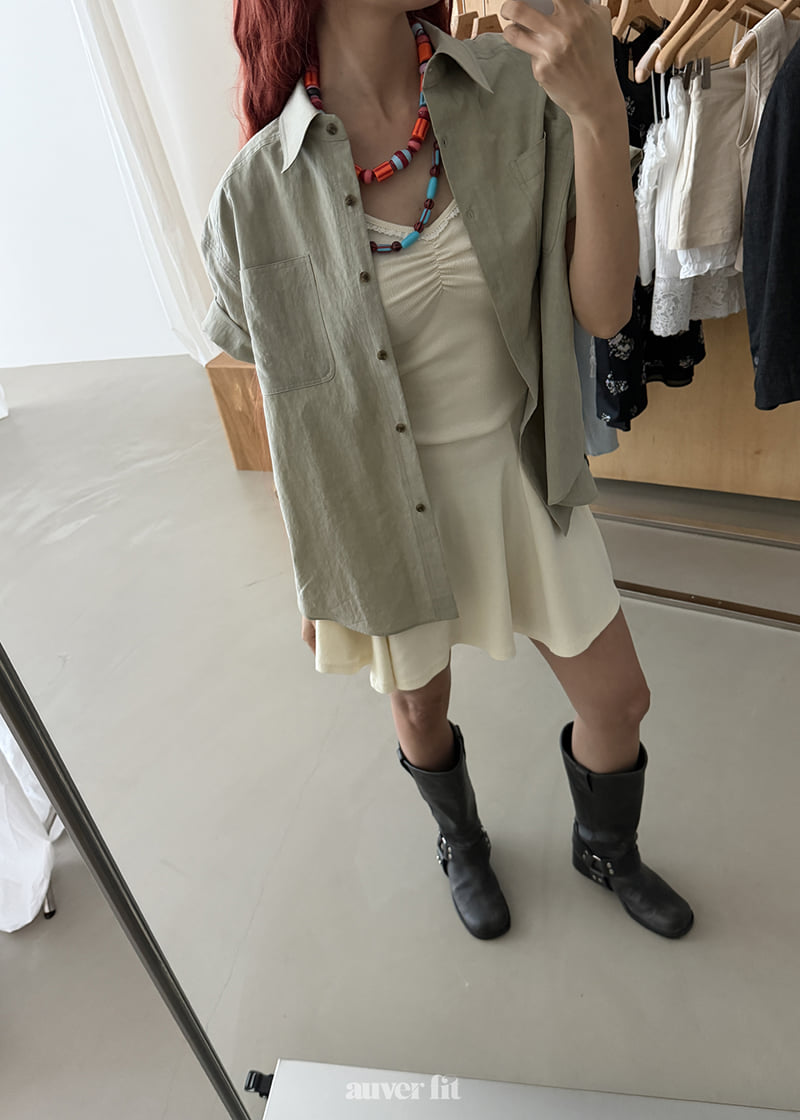 Auver_Fit - Korean Women Fashion - #momslook - Pure Linen Shirt