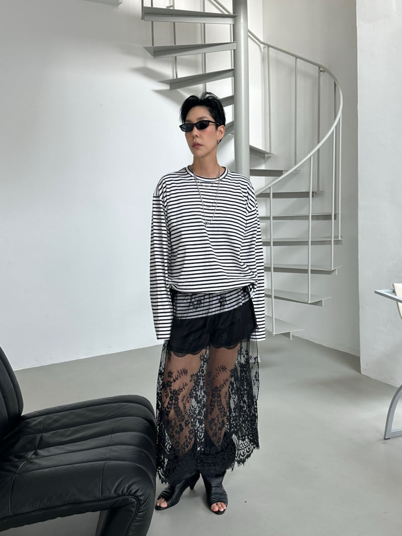 Auver_Fit - Korean Women Fashion - #womensfashion - Lace Wrap Skirt - 4