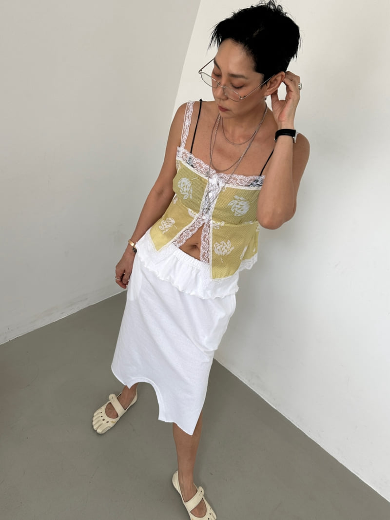 Auver_Fit - Korean Women Fashion - #momslook - Rose Bustier Sleeveless Top - 7
