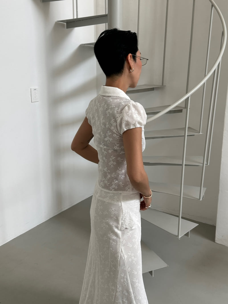 Auver_Fit - Korean Women Fashion - #momslook - Daisy Net Set - 5