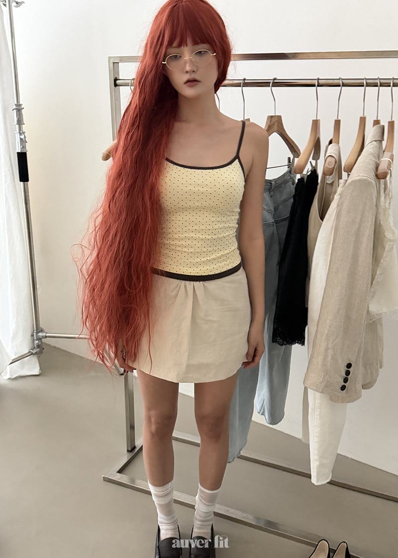 Auver_Fit - Korean Women Fashion - #restrostyle - Linen Slip Skirt - 10