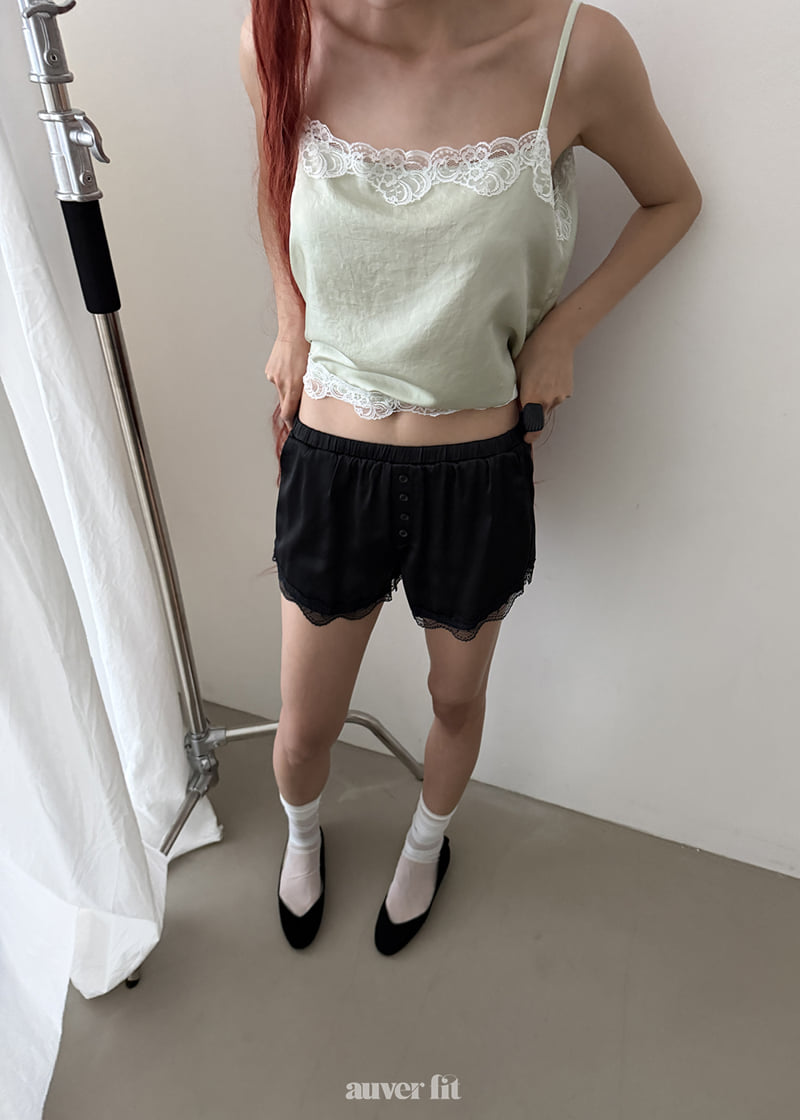 Auver_Fit - Korean Women Fashion - #restrostyle - Lace Lingerie Shorts - 9