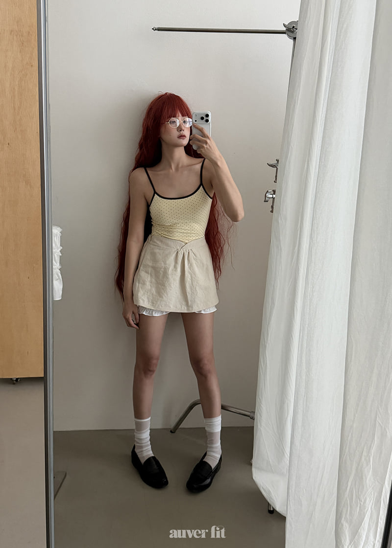 Auver_Fit - Korean Women Fashion - #romanticstyle - Linen Slip Skirt - 11