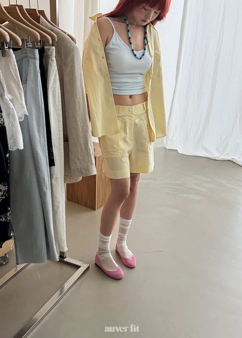 Auver_Fit - Korean Women Fashion - #shopsmall - Pure Linen Shorts - 5