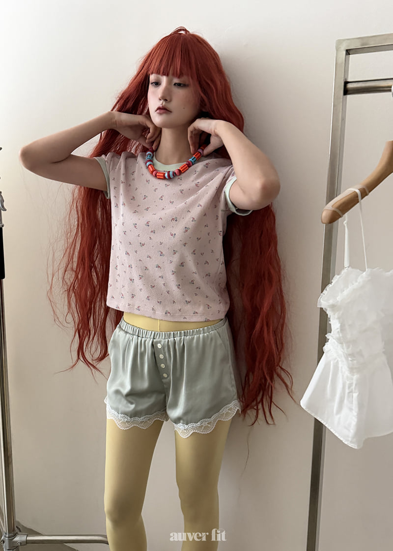 Auver_Fit - Korean Women Fashion - #womensfashion - Lace Lingerie Shorts - 5