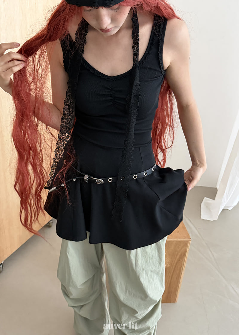 Auver_Fit - Korean Women Fashion - #momslook - Mango Lace One-piece - 4