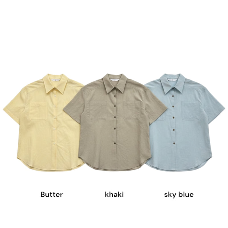 Auver_Fit - Korean Women Fashion - #womensfashion - Pure Linen Shirt - 12