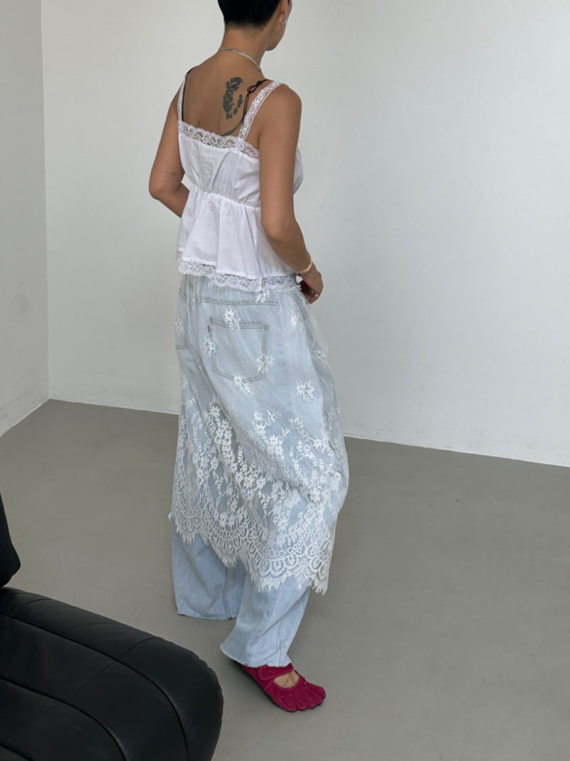 Auver_Fit - Korean Women Fashion - #womensfashion - Lace Wrap Skirt - 11