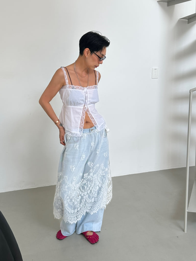 Auver_Fit - Korean Women Fashion - #womensfashion - Lace Wrap Skirt - 9