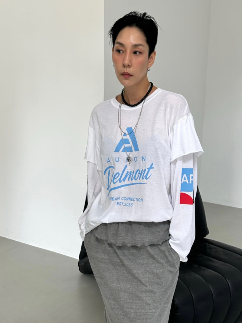 Auver_Fit - Korean Women Fashion - #womensfashion - Summer Layered Tee - 10