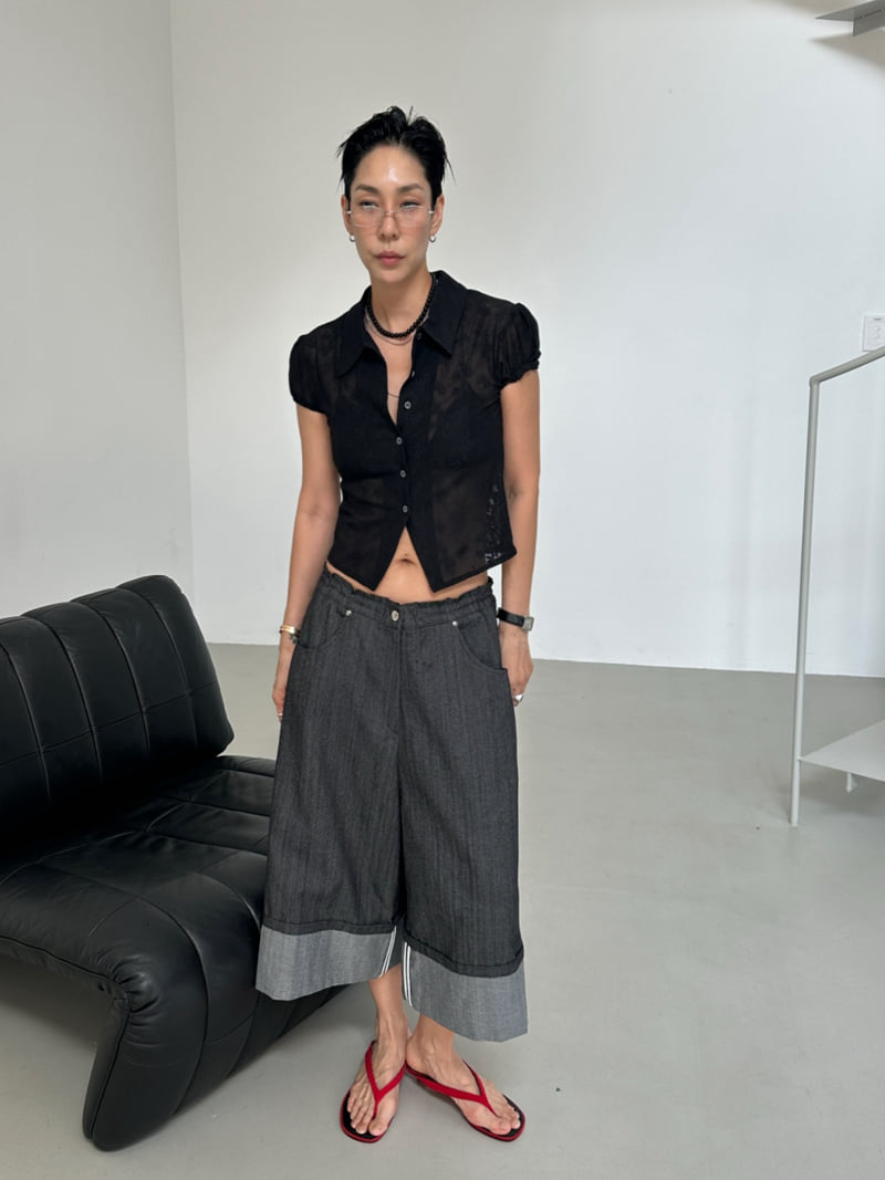 Auver_Fit - Korean Women Fashion - #womensfashion - Cuffed Bermuda Shorts - 5