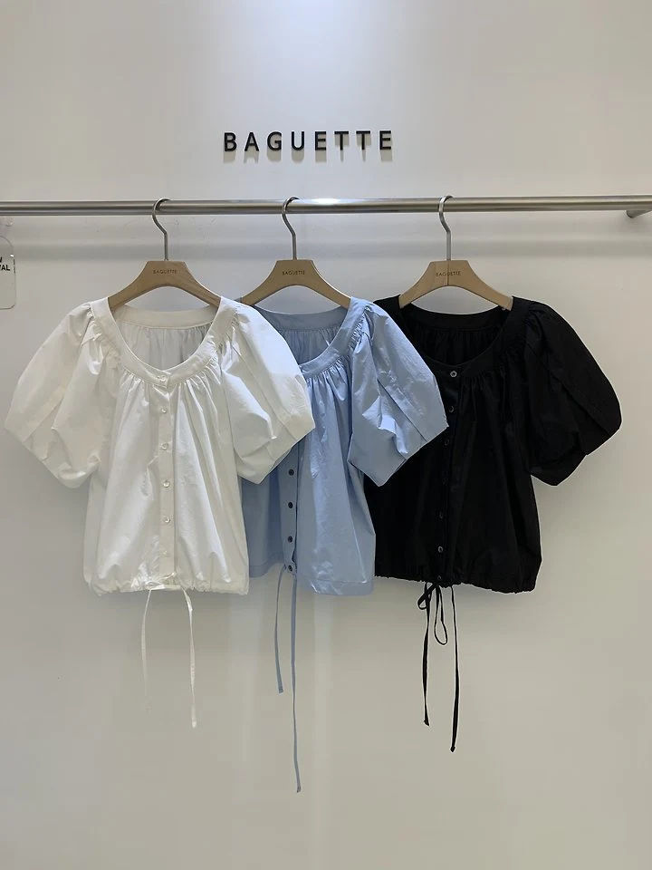 Baguette - Korean Women Fashion - #momslook - Balloon Blouse