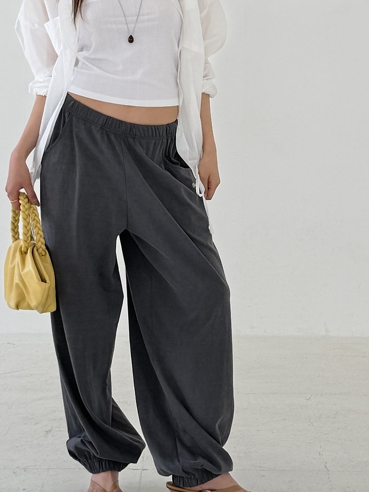 Baguette - Korean Women Fashion - #momslook - Peach Jogger Pants - 11