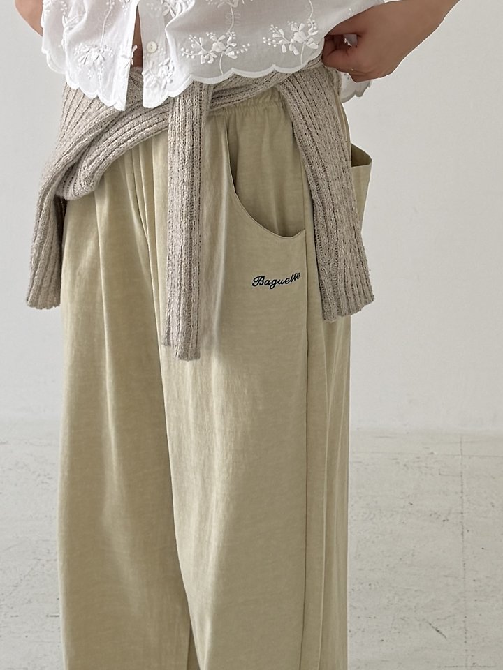 Baguette - Korean Women Fashion - #momslook - Peach Jogger Pants - 7