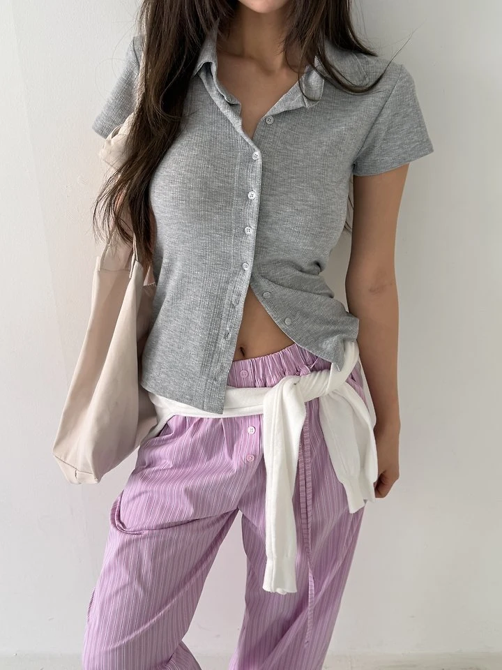 Baguette - Korean Women Fashion - #momslook - Mimi Collar Cardigan - 11
