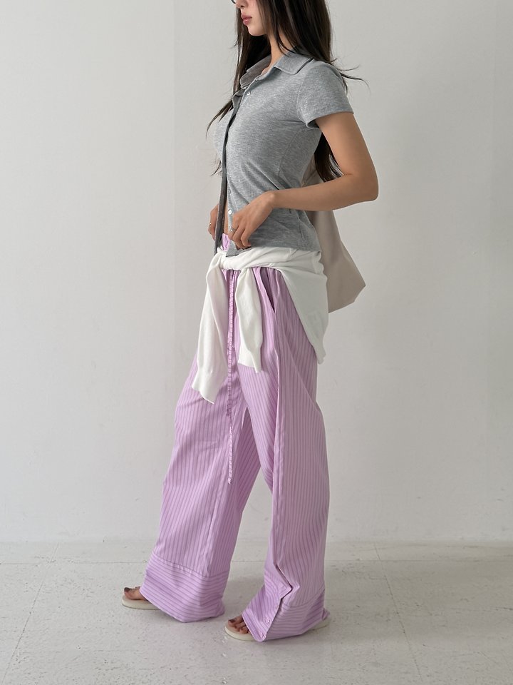 Baguette - Korean Women Fashion - #momslook - Newtro Pants - 6