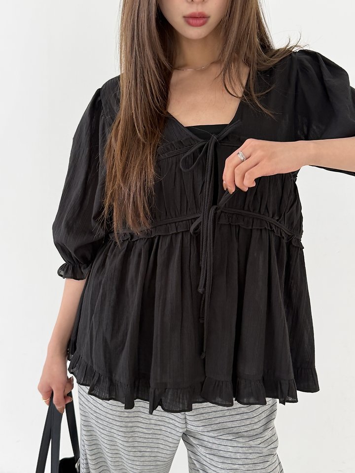Baguette - Korean Women Fashion - #momslook - Shasha Blouse - 9