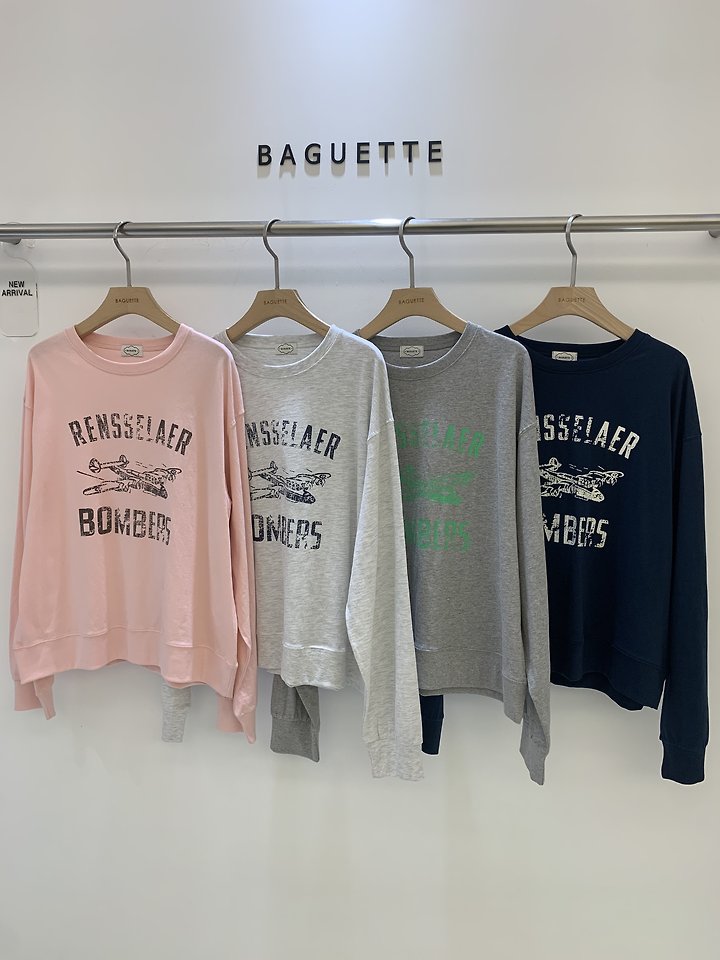 Baguette - Korean Women Fashion - #momslook - Fly Sweatshirt Tee