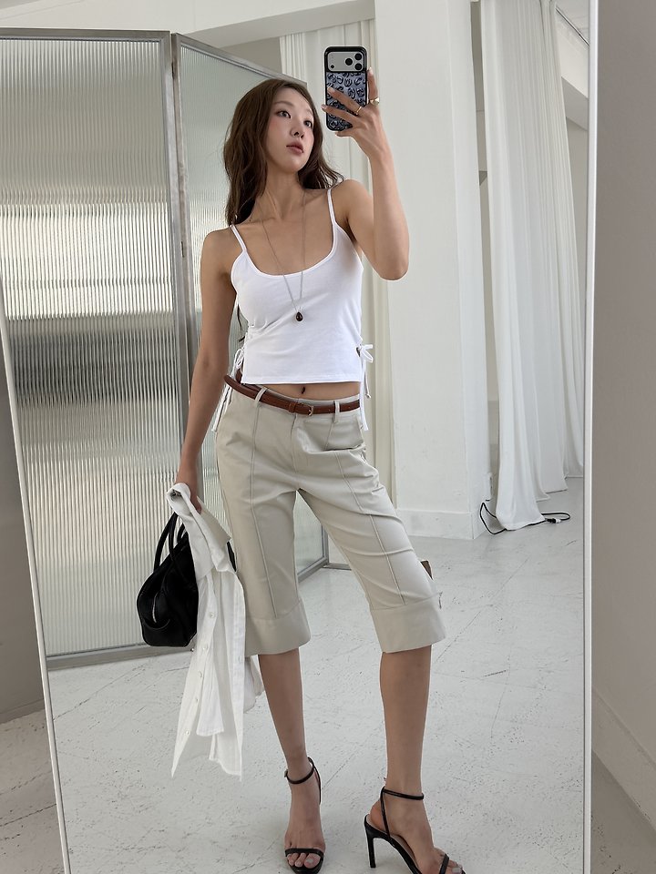 Baguette - Korean Women Fashion - #momslook - Chic Sleeveless Top - 11
