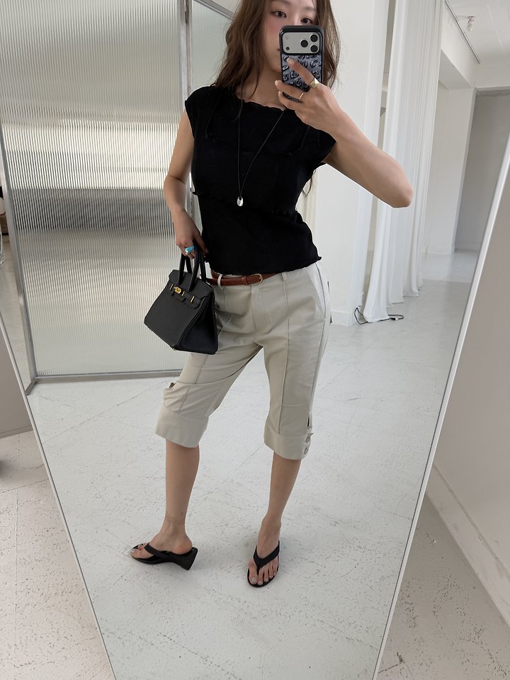 Baguette - Korean Women Fashion - #momslook - Wave Tee - 5