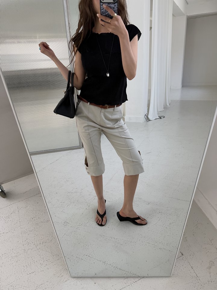 Baguette - Korean Women Fashion - #momslook - Wave Tee - 7