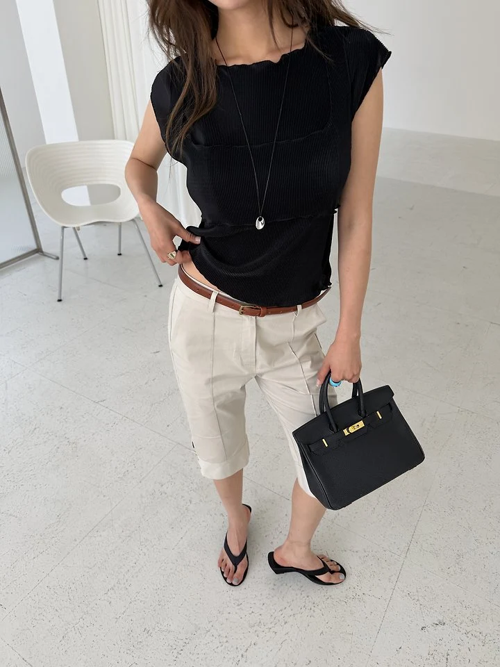 Baguette - Korean Women Fashion - #momslook - Wave Tee - 9