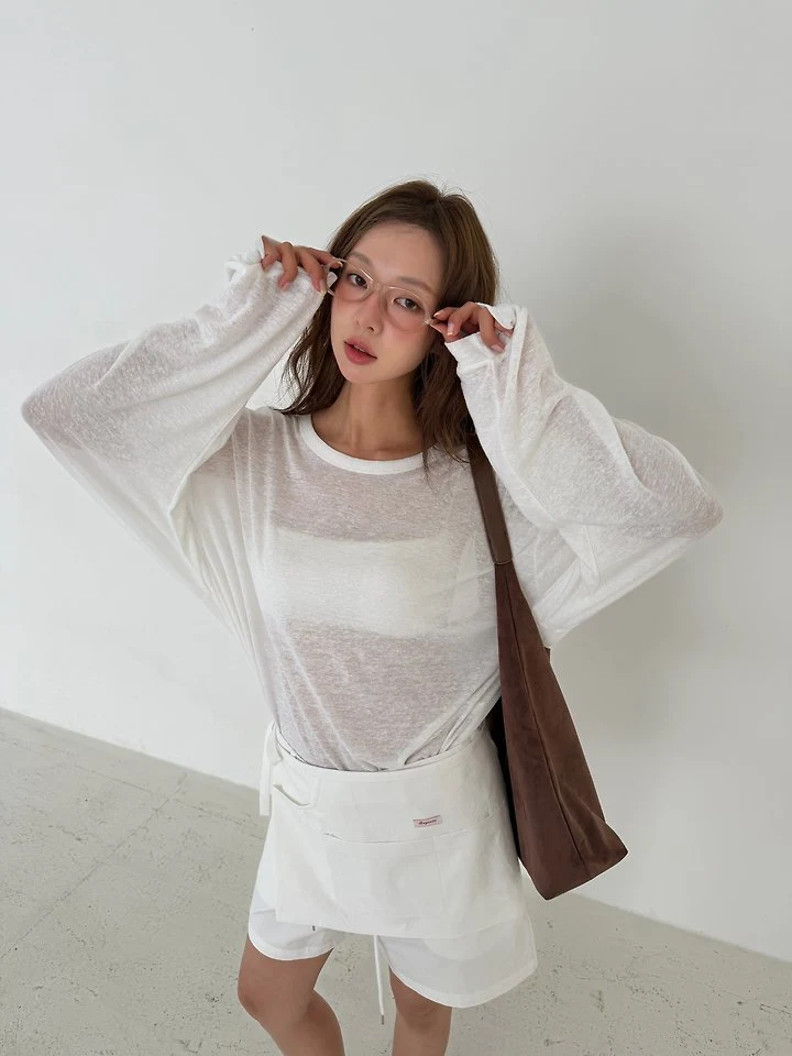 Baguette - Korean Women Fashion - #momslook - Summer Basic Side-Slit Tee