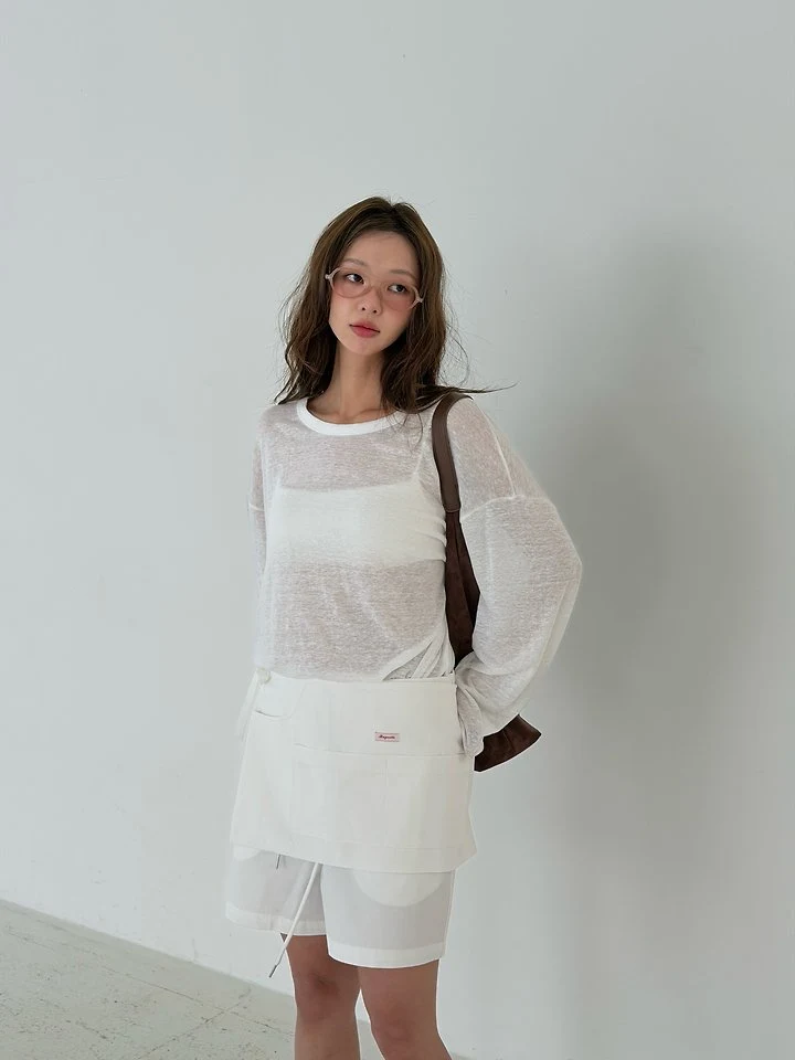 Baguette - Korean Women Fashion - #momslook - Summer Basic Side-Slit Tee - 3