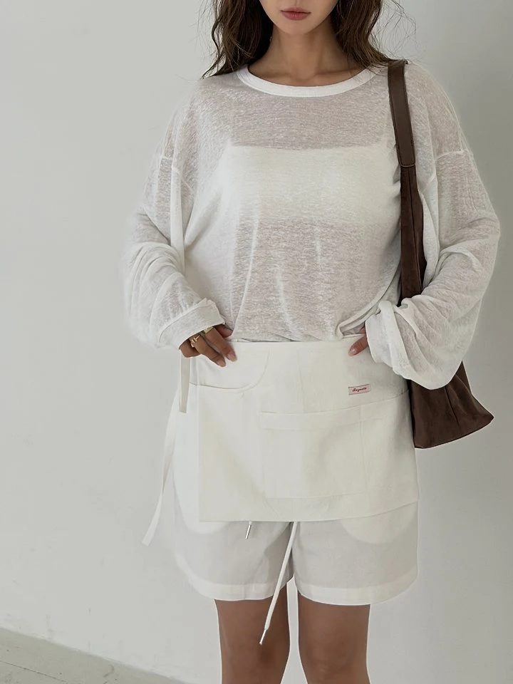 Baguette - Korean Women Fashion - #momslook - Summer Basic Side-Slit Tee - 5