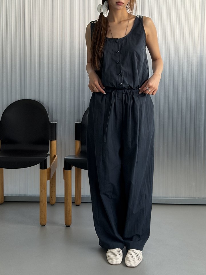 Baguette - Korean Women Fashion - #momslook - Crew Jumpsuit - 10