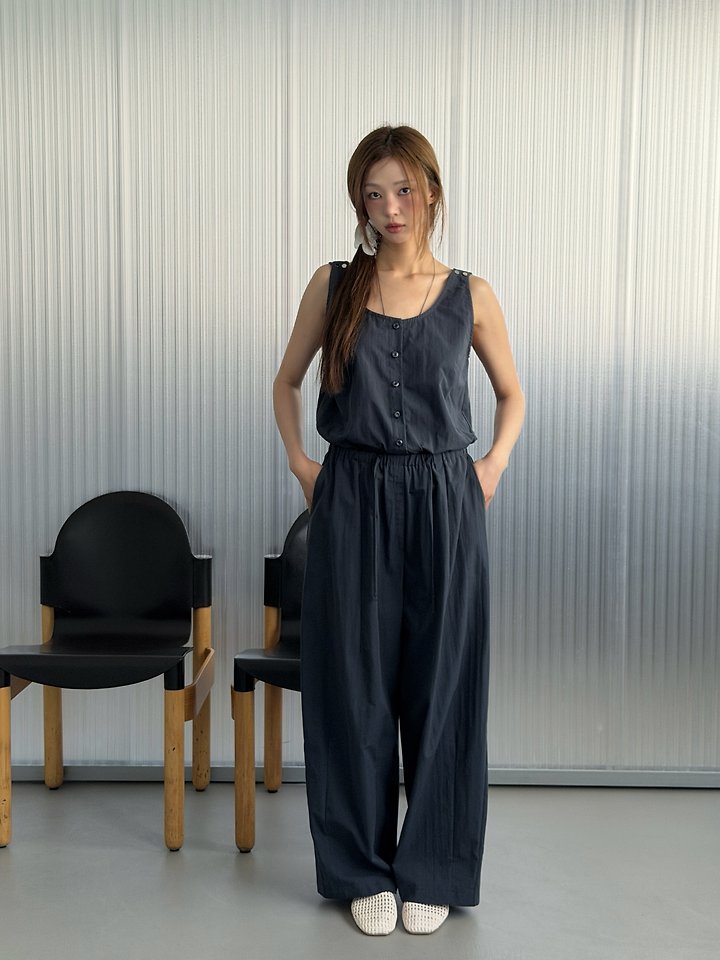 Baguette - Korean Women Fashion - #momslook - Crew Jumpsuit - 12