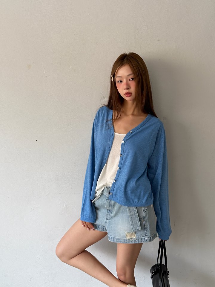Baguette - Korean Women Fashion - #momslook - Curve Cardigan - 8
