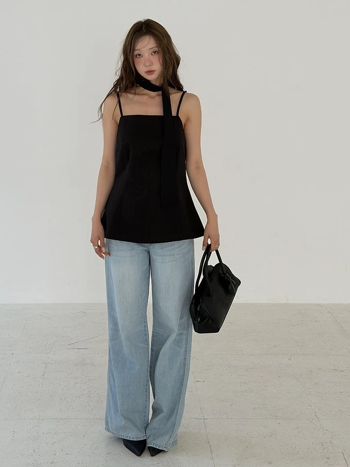Baguette - Korean Women Fashion - #pursuepretty - Mar Sleeveless Blouse - 2