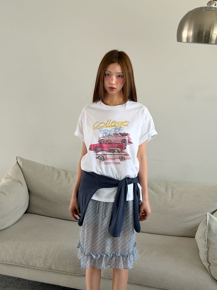 Baguette - Korean Women Fashion - #restrostyle - Circuit Tee - 5