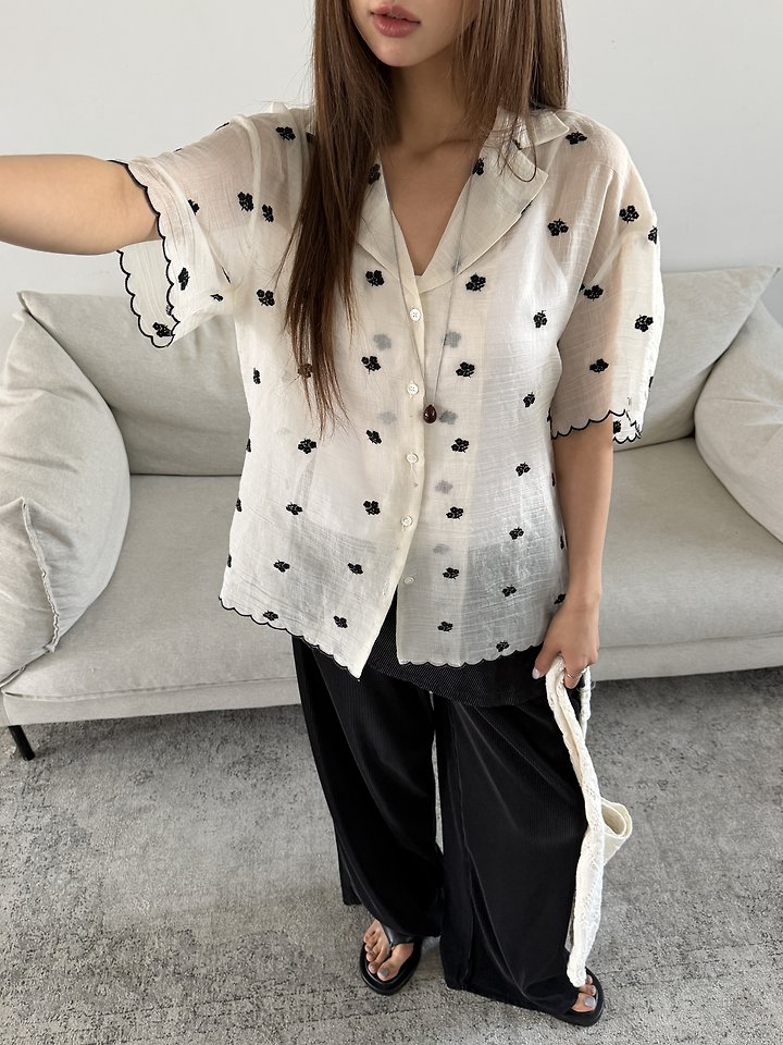 Baguette - Korean Women Fashion - #pursuepretty - Sophia Shirt - 4