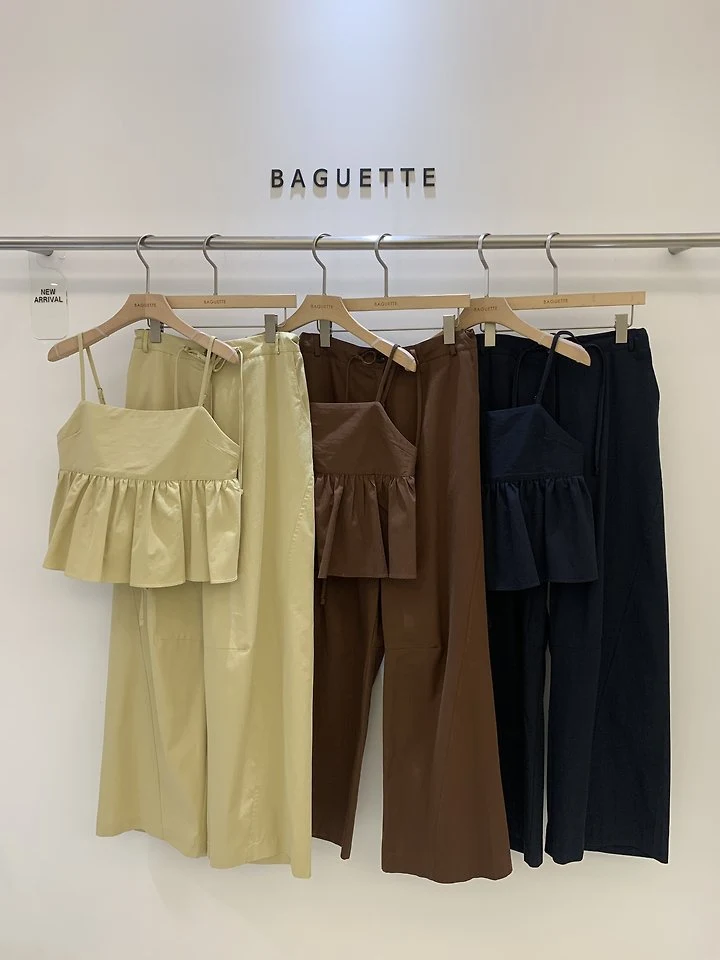 Baguette - Korean Women Fashion - #romanticstyle - Curve Pants