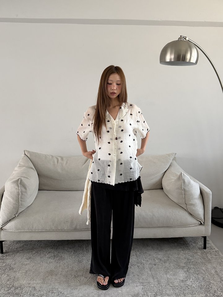 Baguette - Korean Women Fashion - #romanticstyle - Sophia Shirt - 5