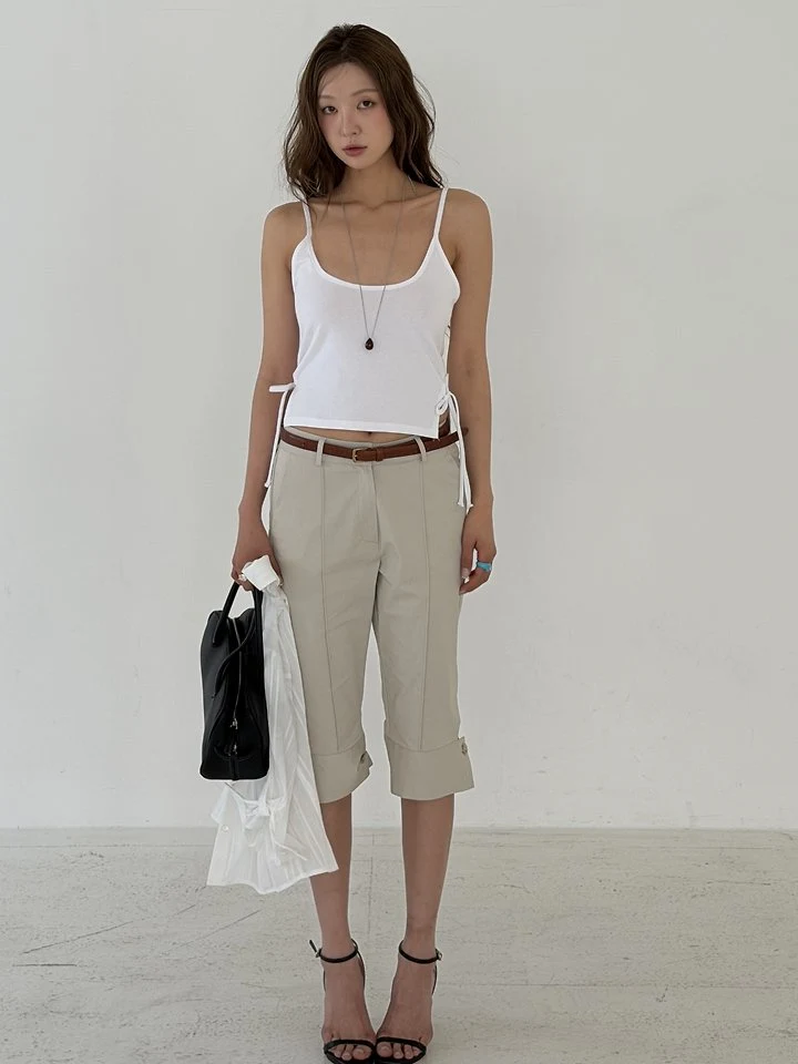 Baguette - Korean Women Fashion - #thatsdarling - Chic Sleeveless Top - 9