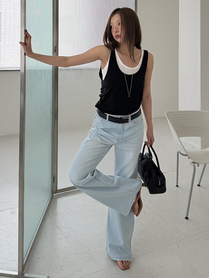 Baguette - Korean Women Fashion - #thatsdarling - Summer Low Bootcut Pants - 7